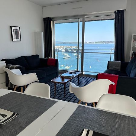 Appartement Design VIII - Port Rosmeur - Sublime Vue Mer Дуарнене Екстериор снимка