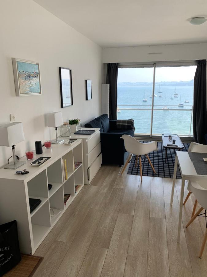 Appartement Design VIII - Port Rosmeur - Sublime Vue Mer Дуарнене Екстериор снимка