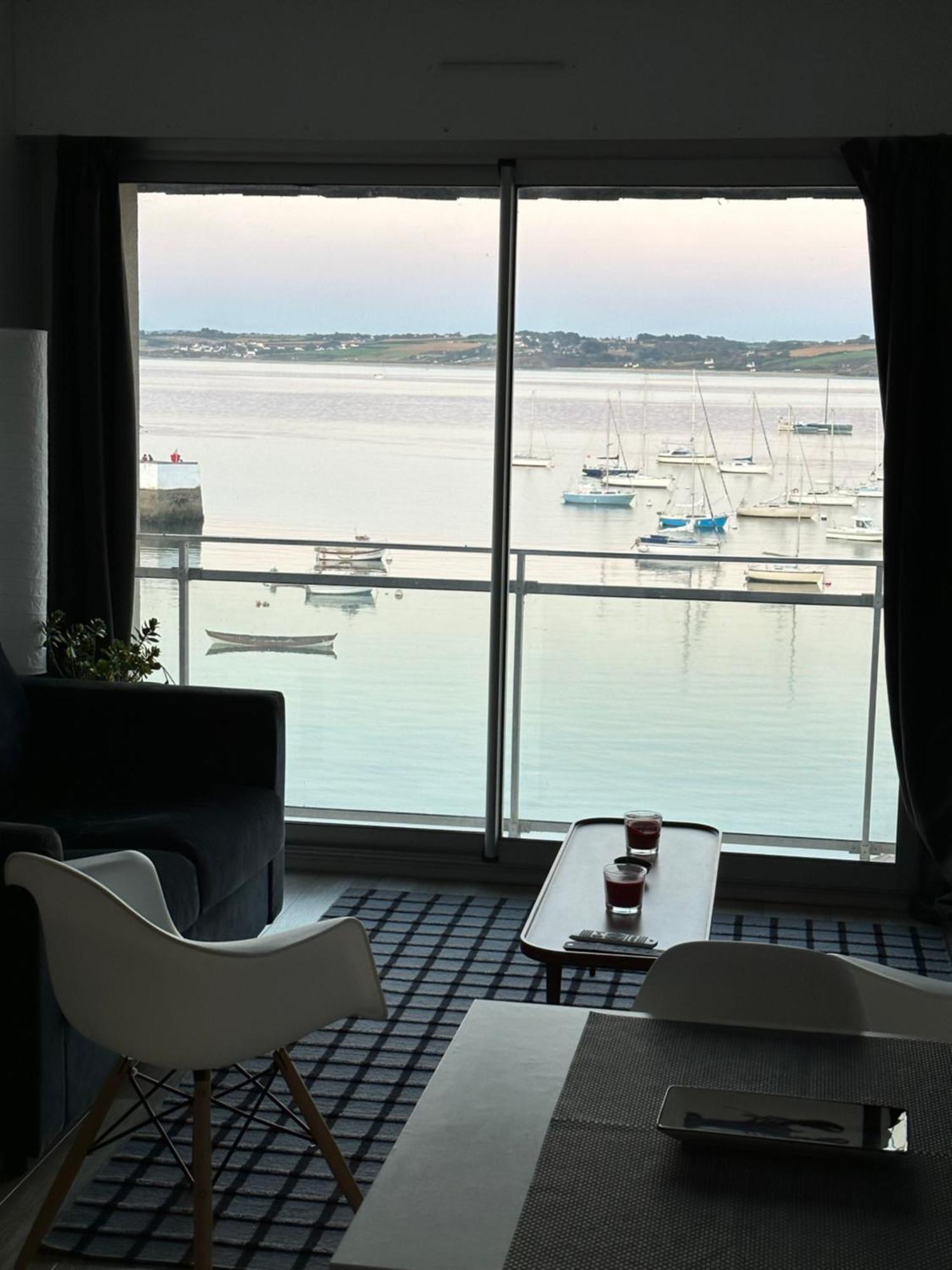 Appartement Design VIII - Port Rosmeur - Sublime Vue Mer Дуарнене Екстериор снимка