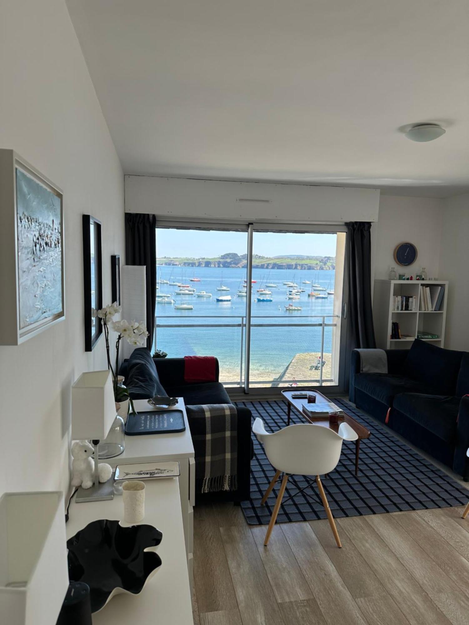 Appartement Design VIII - Port Rosmeur - Sublime Vue Mer Дуарнене Екстериор снимка