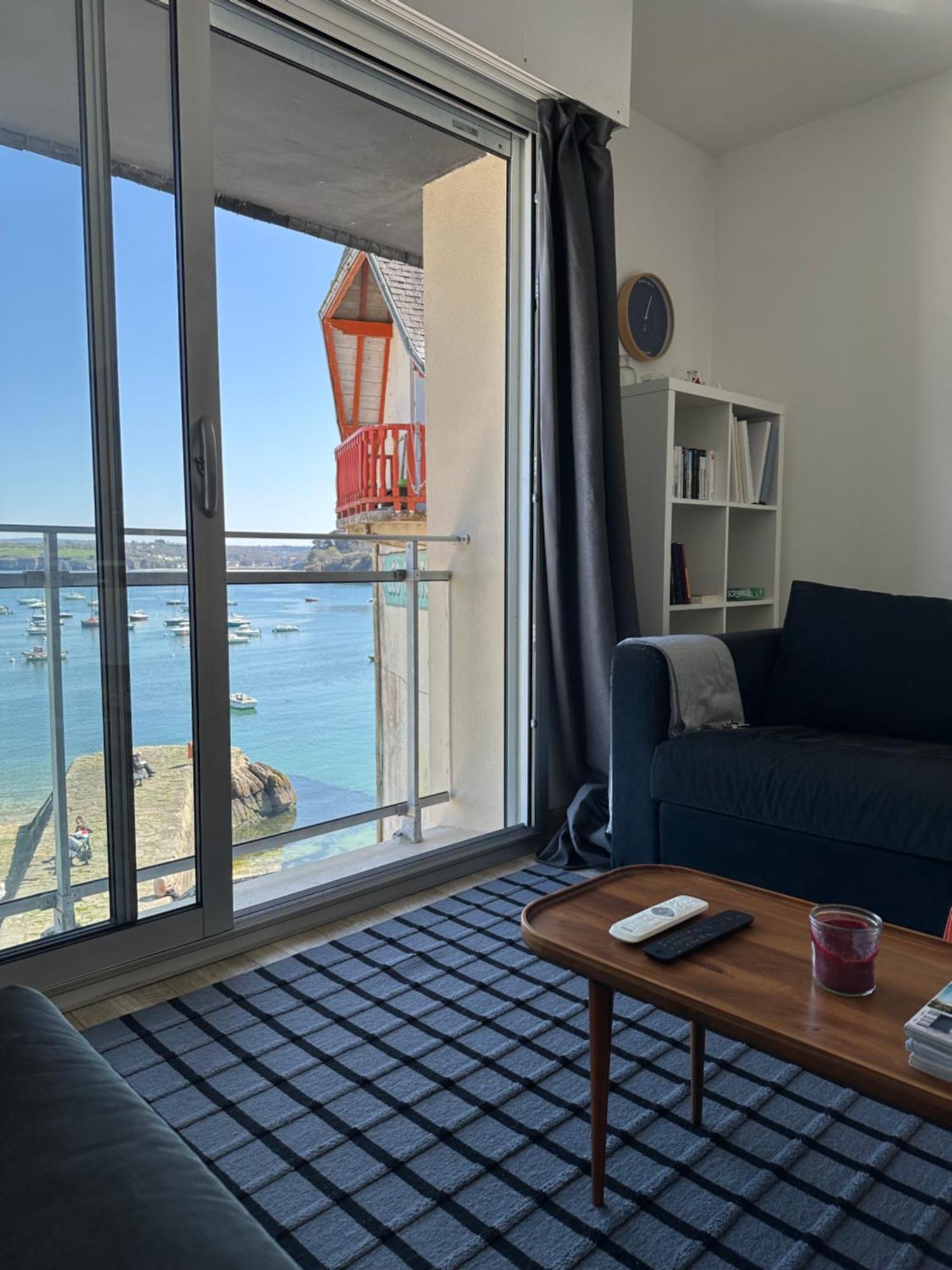 Appartement Design VIII - Port Rosmeur - Sublime Vue Mer Дуарнене Екстериор снимка